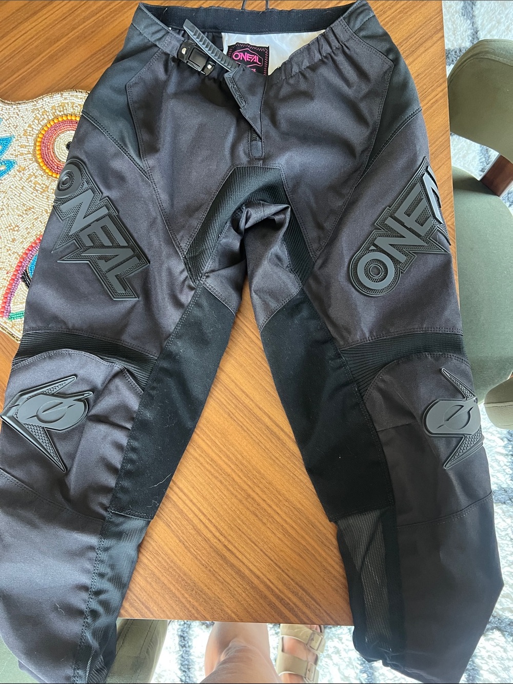 O'NEAL Women's Element Classic Pants Black/Black motocross / dirt bike size 3/4 - Picture 4 of 8